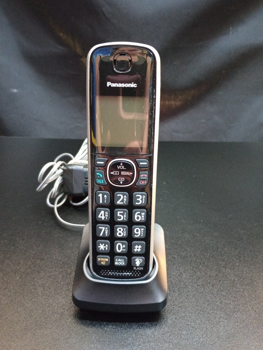 Panasonic KX-TGFA61B Cordless Expansion Telephone Handset and PLNC1078 Charger